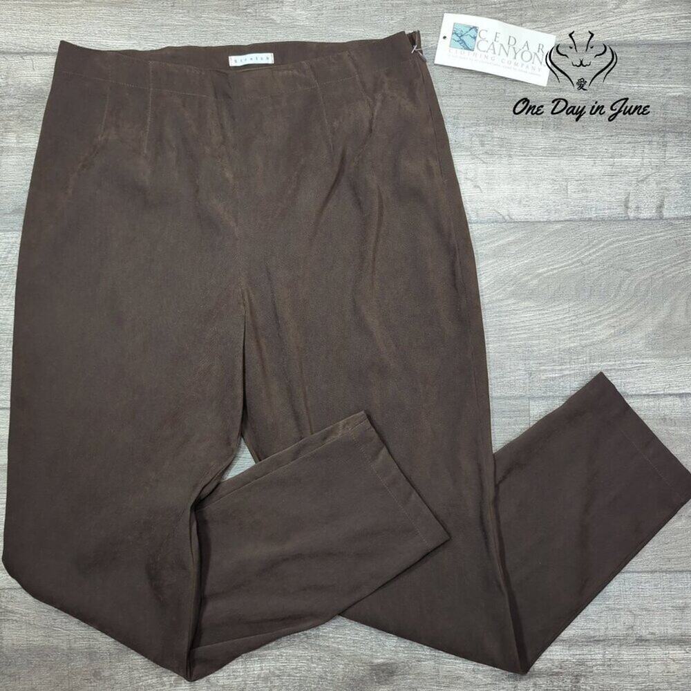 Cedar Canyon Straight Leg Hip Zipper Pants Size 14